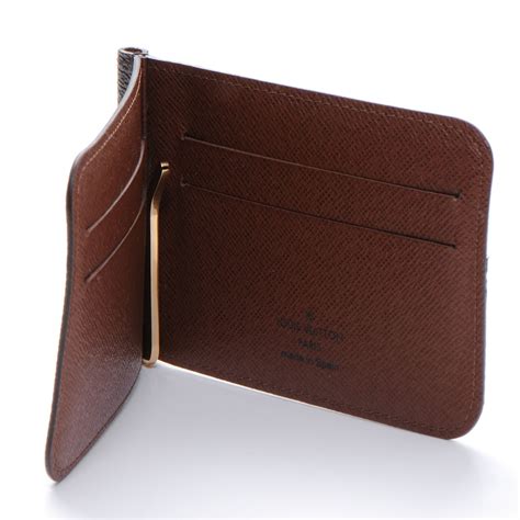 ysl men's card holder with money clip